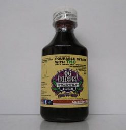 OC Diggs Pourable THC Syrup 500mg Purple Drip 4 ounches